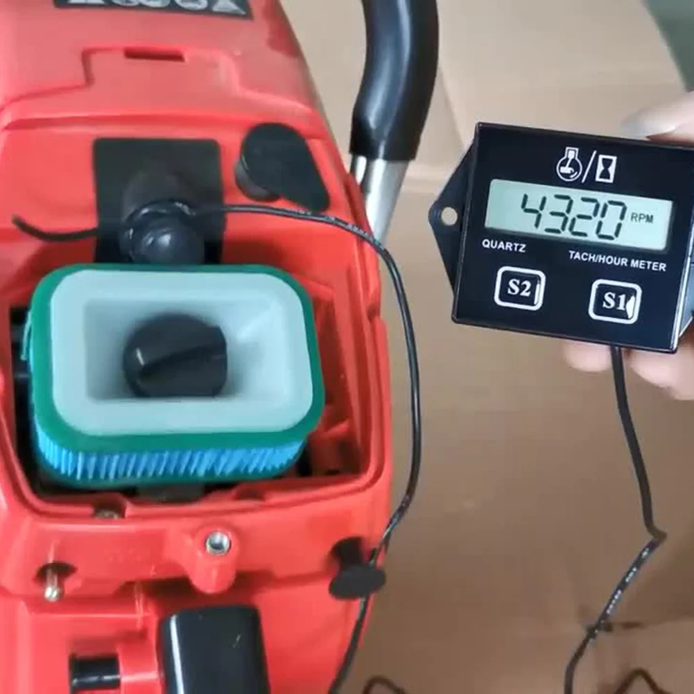 Тахометр цифровой устройство для измерения оборотов двигателя с ЖК-дисплеем |