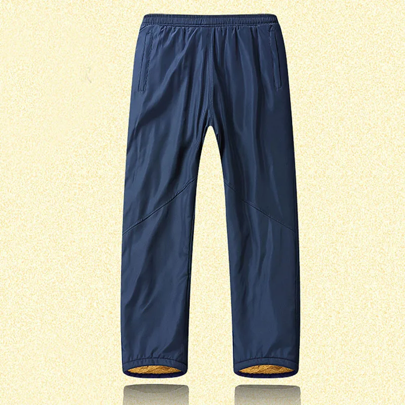 

Autumn winter men pants 5XL 6XL 7XL waist 130kg Plus size Fleece pants men