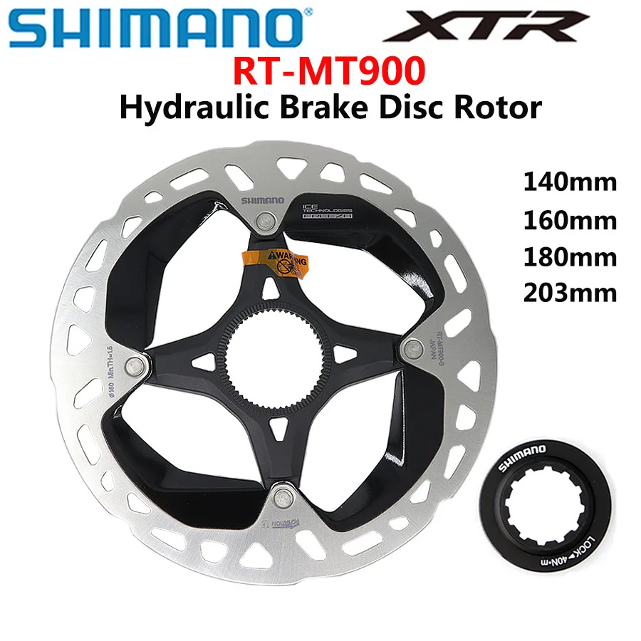 

Shimano XTR MT900 Hydraulic Brake Disc Rotor Center Lock 140/160/180/203mm Bicycle Brake Disc Rotor