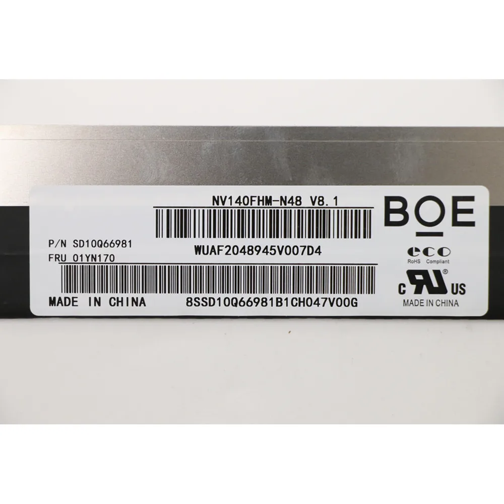 applicable to lenovo thinkpad t14 p14s t490s l14 fhd lcd screen 01yn170 01yn131 02dl762 02hl712 free global shipping