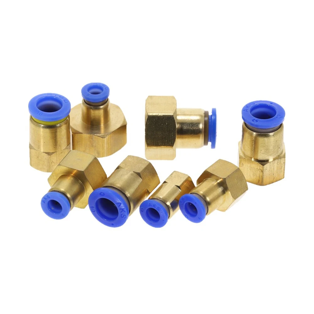 PCF Пневматический фитинг для воздушных труб 4 мм 6 8 10 12 шланг Труба 1/8 &quot1/4&quot 3/8