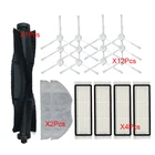 Для 360 S7 S5 швабры ткань тряпки основной роликовая щетка боковым щеткам обеспечен Hepa фильтр, Фильтры Запчасти для робота-пылесоса аксессуары