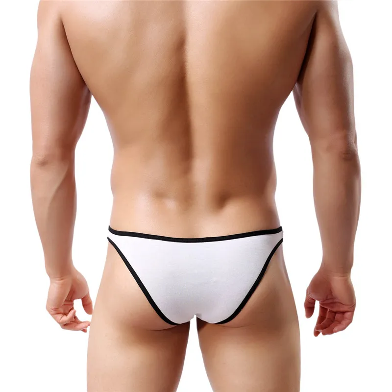 Мужские трусы брифы из модала мягкое пикантное нижнее белье с низкой посадкой