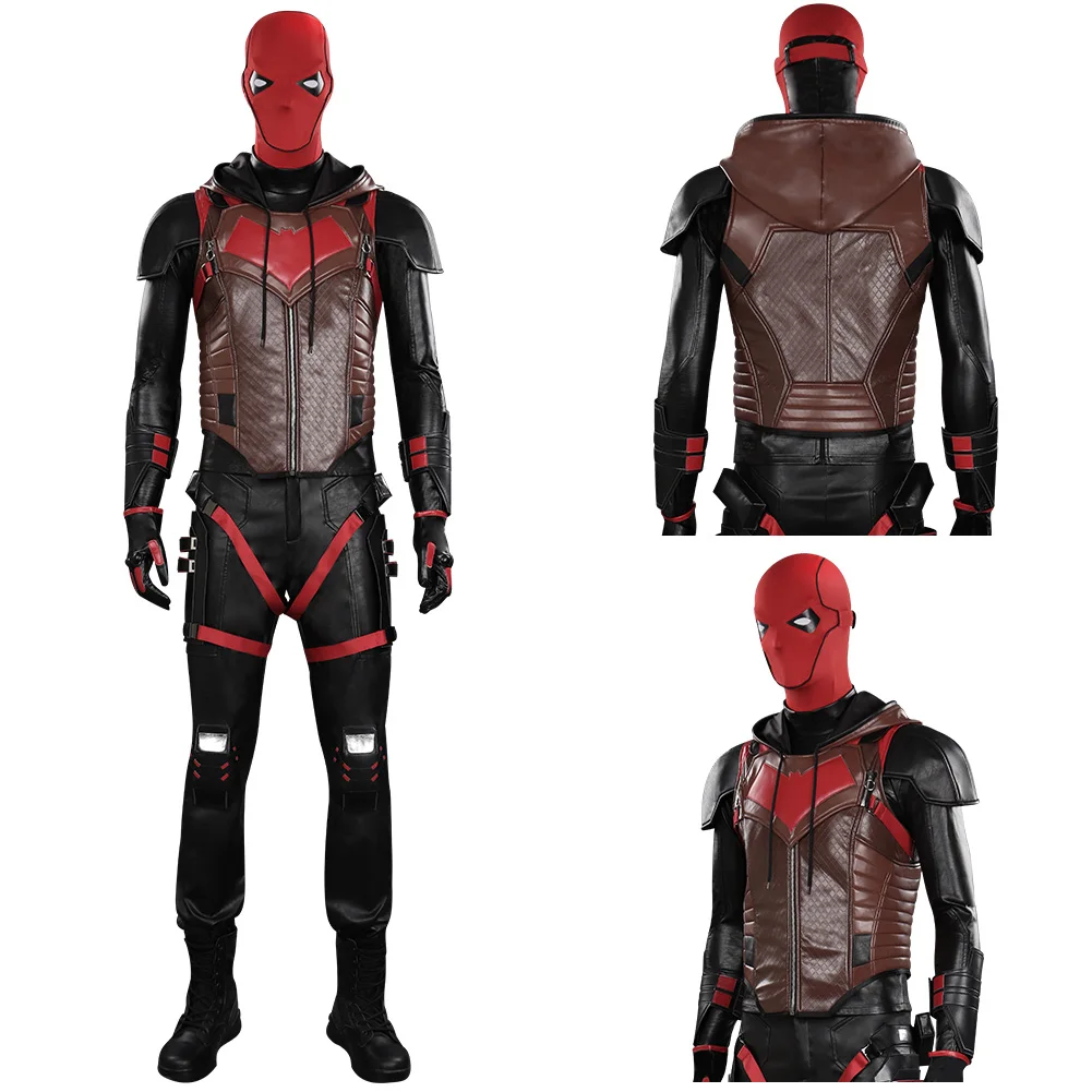 Карнавальный костюм красного цвета с капюшоном|Игровые костюмы| |