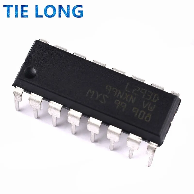 

Новый и оригинальный IC 50 шт. L293D DIP16 L293 DIP 293D DIP-16