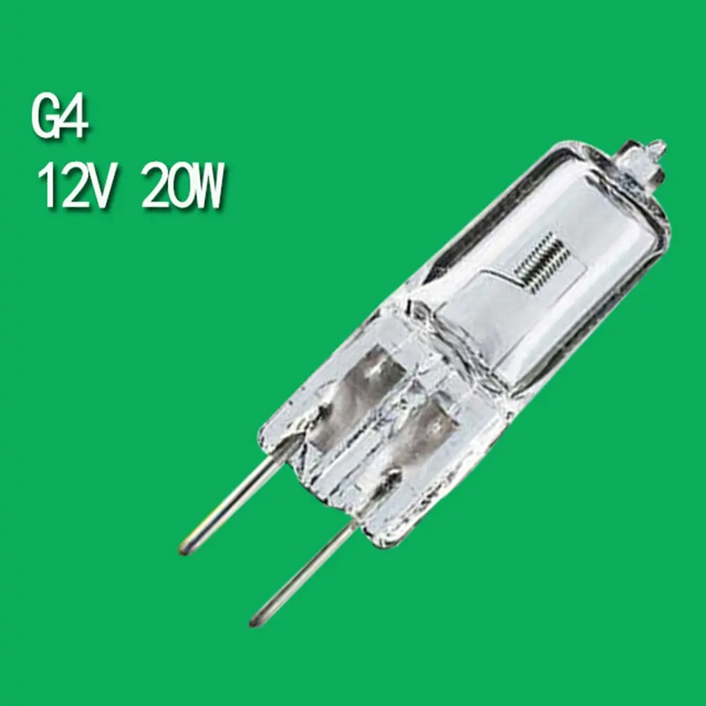 Новинка 2020 10 шт. G4 галогенный светильник лампа 20 Вт галогенная DC12V для помещений
