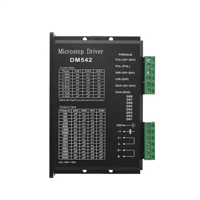 Драйвер шагового двигателя DM542 Digital 57 86 макс. 18 48 В постоянного тока 4 2 А фазный