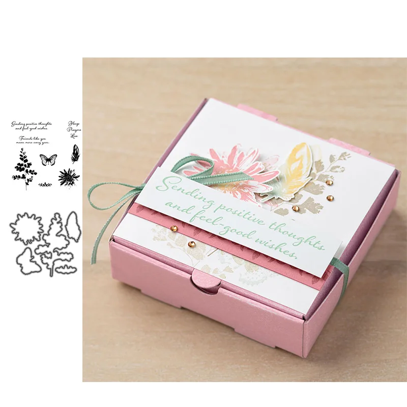 CH Бабочка металла резки штампов и DIY Скрапбукинг карты трафарет бумага ремесло