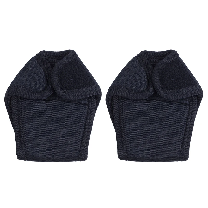 2X черная накладка на заднюю панель с поролоновой подкладкой