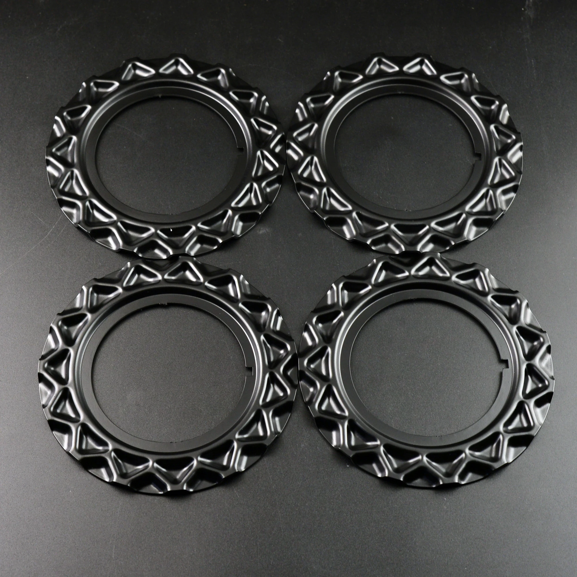 4 шт. 151 мм матовый черный ступицы колеса для колпаков на кольцо крышки домашние