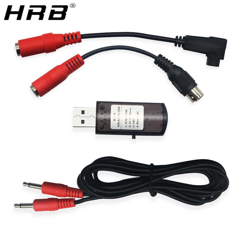 22 в 1 22in1 RC Запчасти USB кабель для авиамодельного симулятора, используемый для подключения Realflight G7/G6 G5.5 G5 Феникс 5,0 Flysky FS-I6 FS-TH9X FS-T6 FS-CT6B