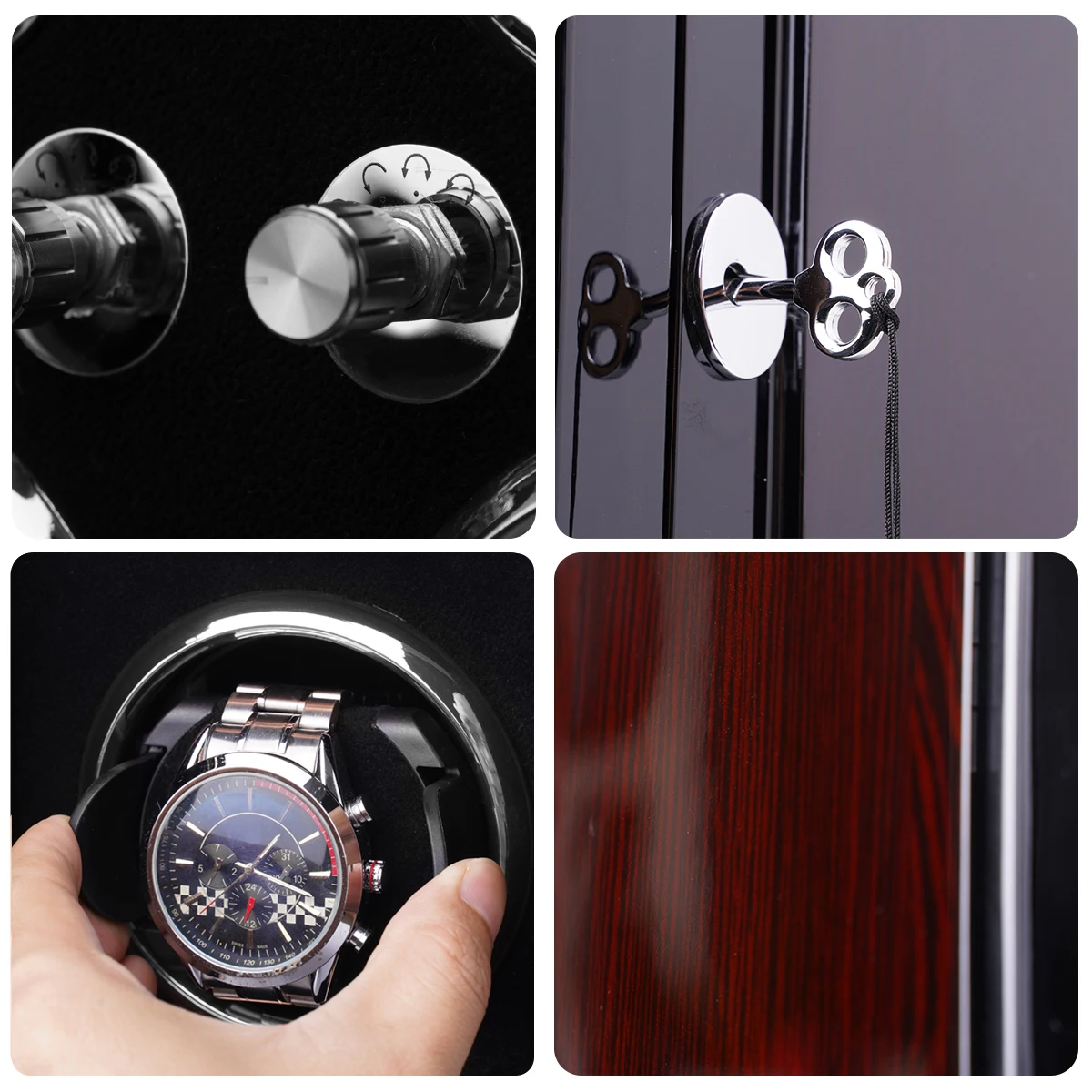 Устройство для намотки часов 2 автоматических с мотором Mabuchi и двойным источником