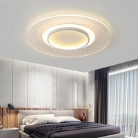 ultra thin modern round matte white led ceiling light suitable for daily lighting in bedrooms dining rooms and kitchens