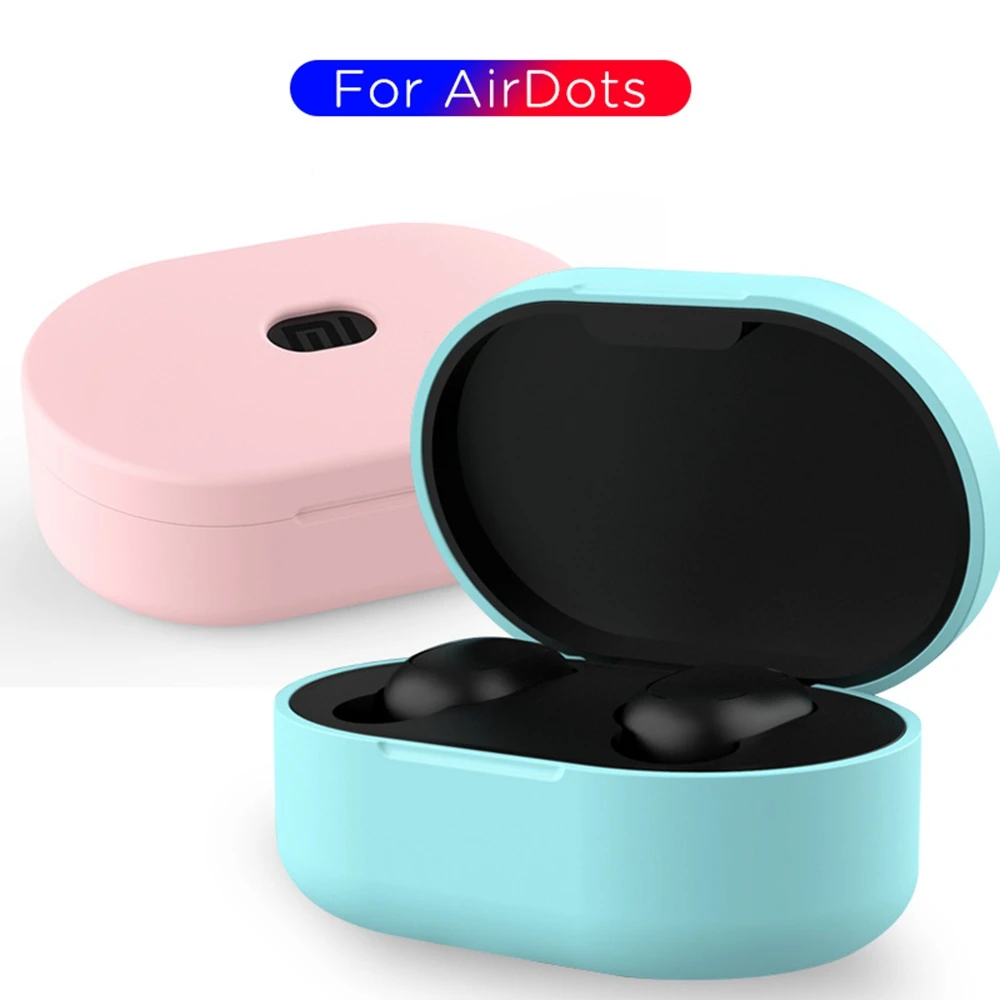 Силиконовый чехол для Xiaomi 10 шт. защита от падения защитный Redmi Airdots футляр зарядки