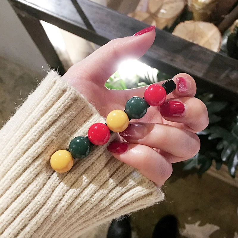 Заколка для волос в форме зажима женщин Корейский боковой зажим заколка