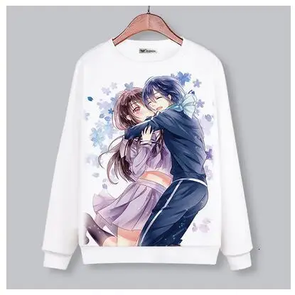 Высокое качество, унисекс, аниме, Noragami Yato Iki hijori Yukine, худи с круглым вырезом, Nora, толстовки, куртка, пальто, Топ - Цвет: 2
