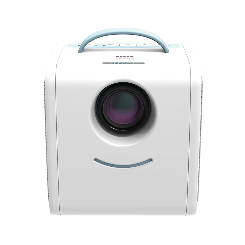 Q2 Projector Blue Q2 Мини ЖК-проектор с округлым внешним видом, детский игрушечный портативный проектор, 1080 p, Детский обучающий домашний проектор с хорошим охлаждением - Цвет: Q2 Projector Blue