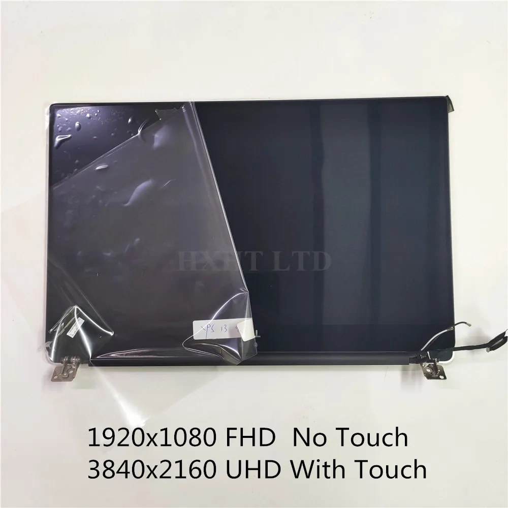 Оригинальный 13 3 &quotсенсорный ЖК экран в сборе для DELL XPS 9370 дисплей ноутбука 3840*2160 UHD или 1920*1080 FHD полностью