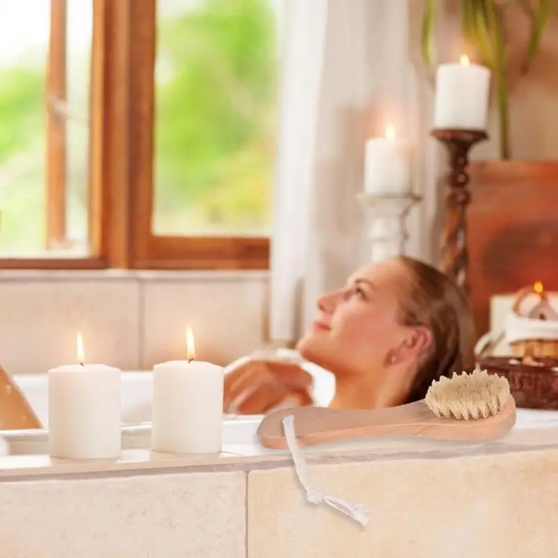 3 шт. новая деревянная щетка для тела набор щетины сухой Дерево Кожа мягкая из