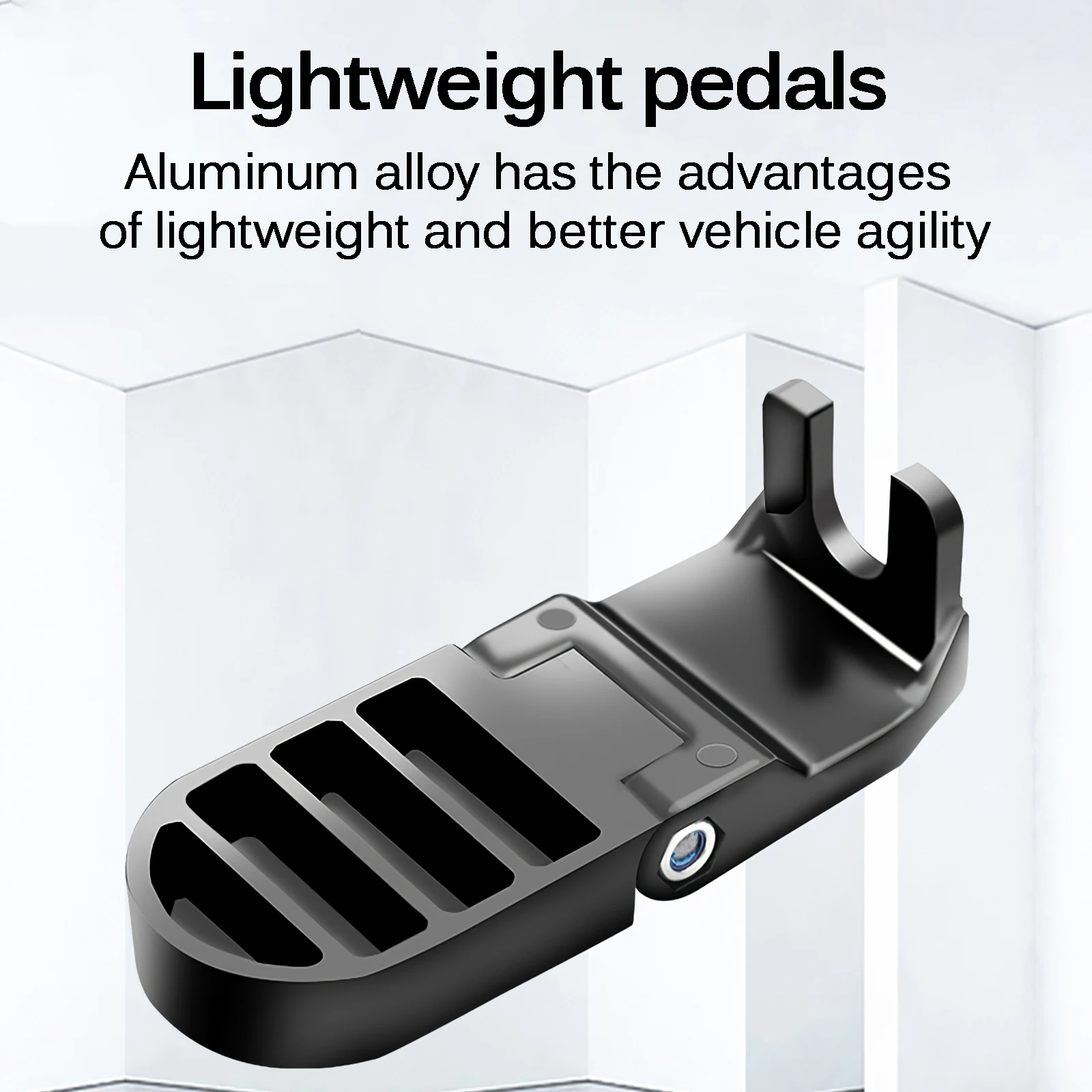 2 шт. Нескользящая велосипедная педаль из алюминиевого сплава передняя и задняя