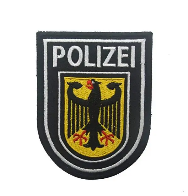 Немецкие военные патчи с флагом гремана флага Германии POLIZEI полицейский крючок