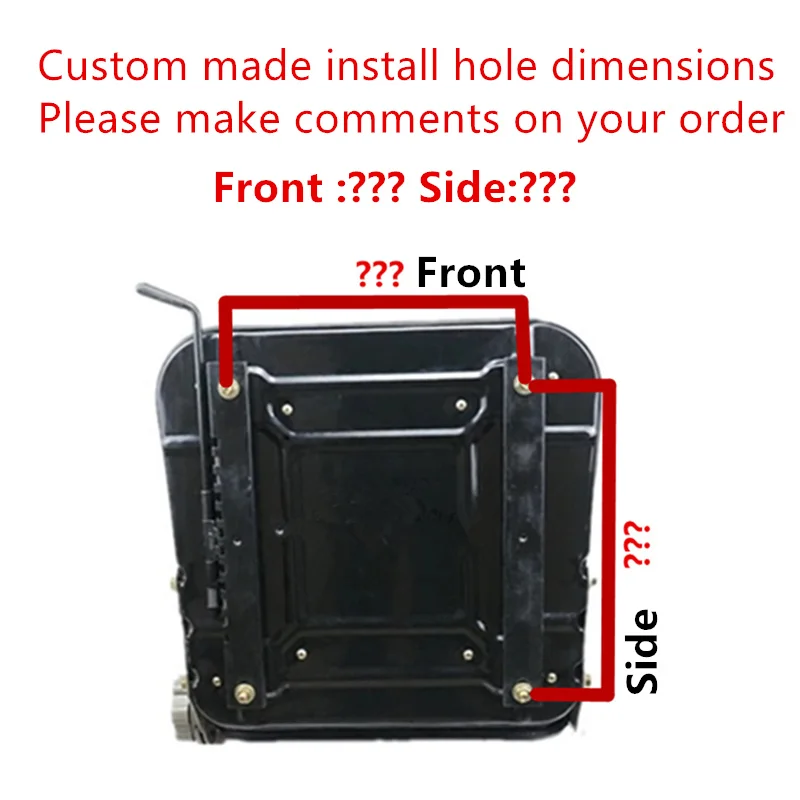 JayCreer универсальное Складное Сиденье ведро с ремнем безопасности для вилочного