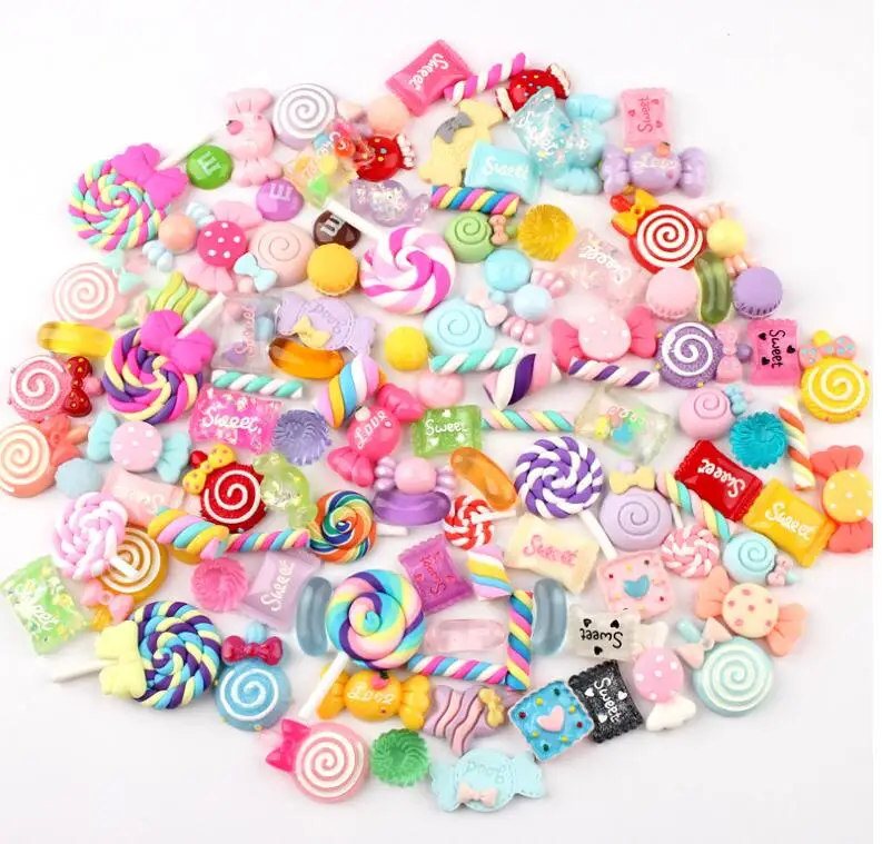 30 штук случайный Цвета аксессуары ювелирные изделия Красочные DIY Скрапбукинг