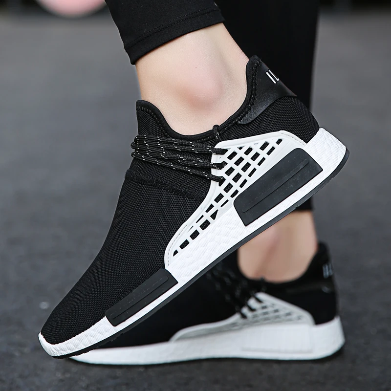 

QGK New Summer Men Shoes Sock Sneakers Slip Men Casual Shoes Man Loafers Sock Breathable Mesh Sneakers Tenis Masculino Adulto