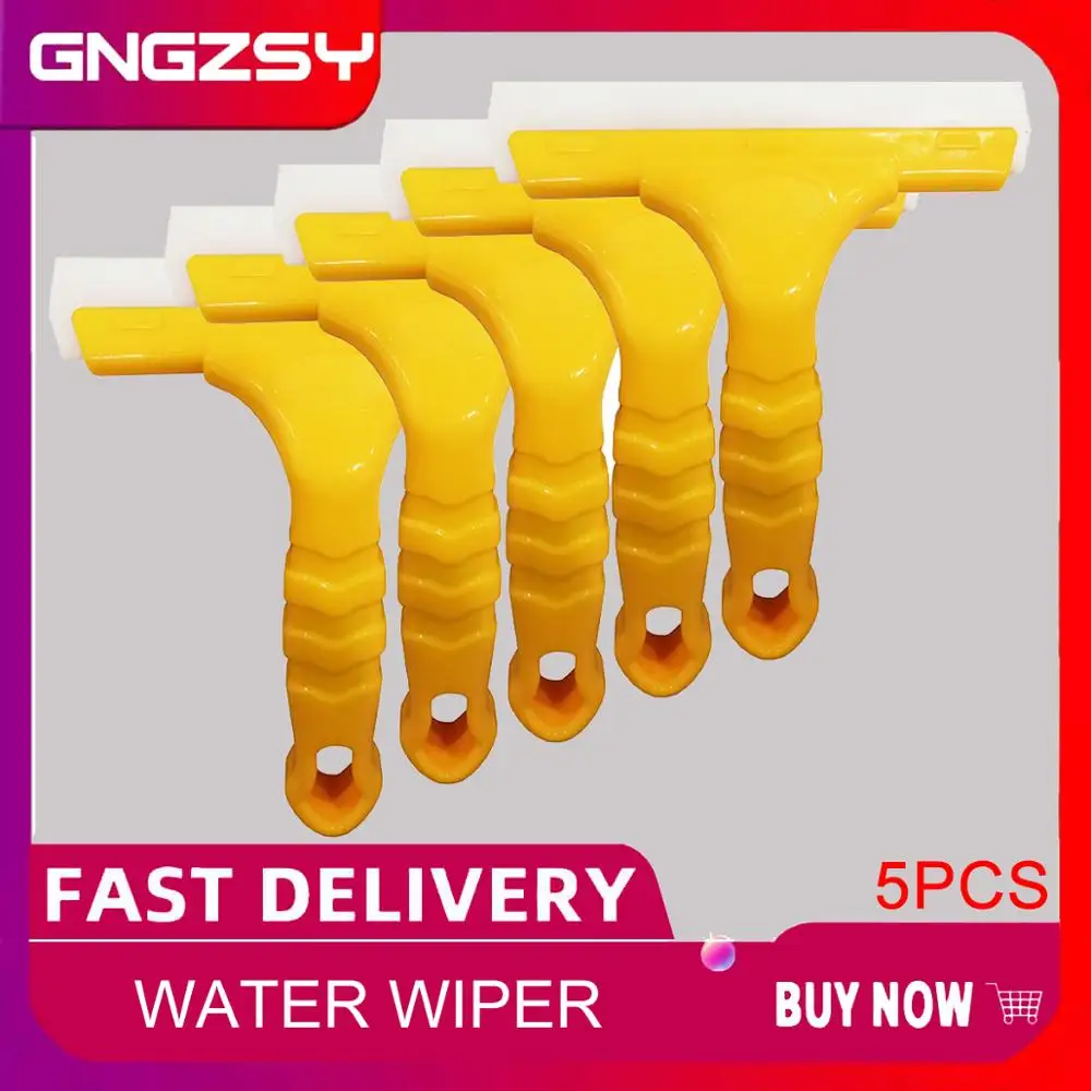 5 шт. силиконовый скребок для мытья стекол и окон автомобиля|blade squeegee|wash cleanscraper blade