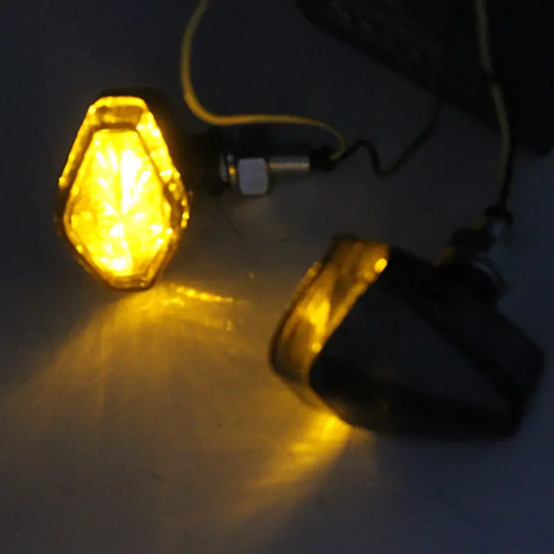 Мини светодиодные указатели поворота для мотоцикла огни Универсальные фары