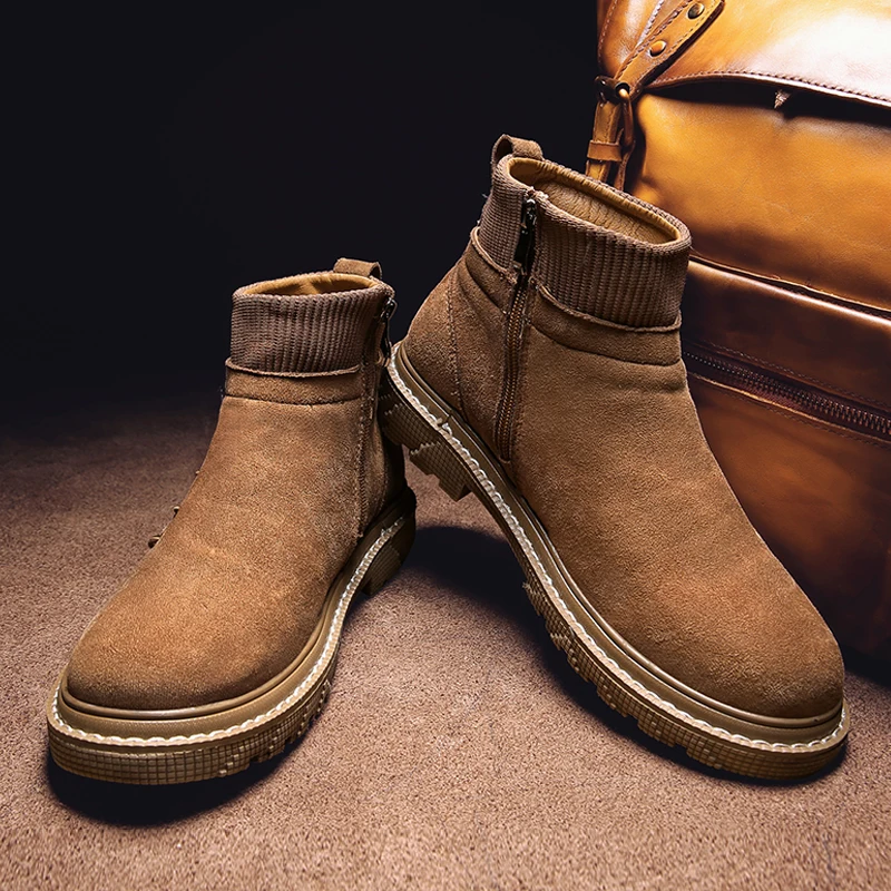 

Весна-Осень 2020; Модные мужские Ботильоны; Модные Ботинки Martin в стиле ретро; Мужские уличные ковбойские ботинки; Рабочие ботинки