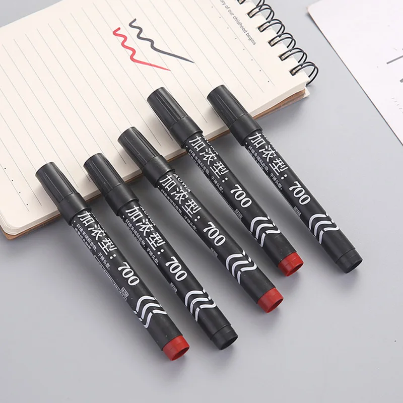 2 шт. маркерная ручка для офиса и школы с большой головкой масляная