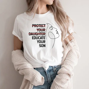 Educate Your Son T-Shirt Feminist Shirt Women Empowerment Tshirt Human Rights T-shirts Ruth Bader Gi