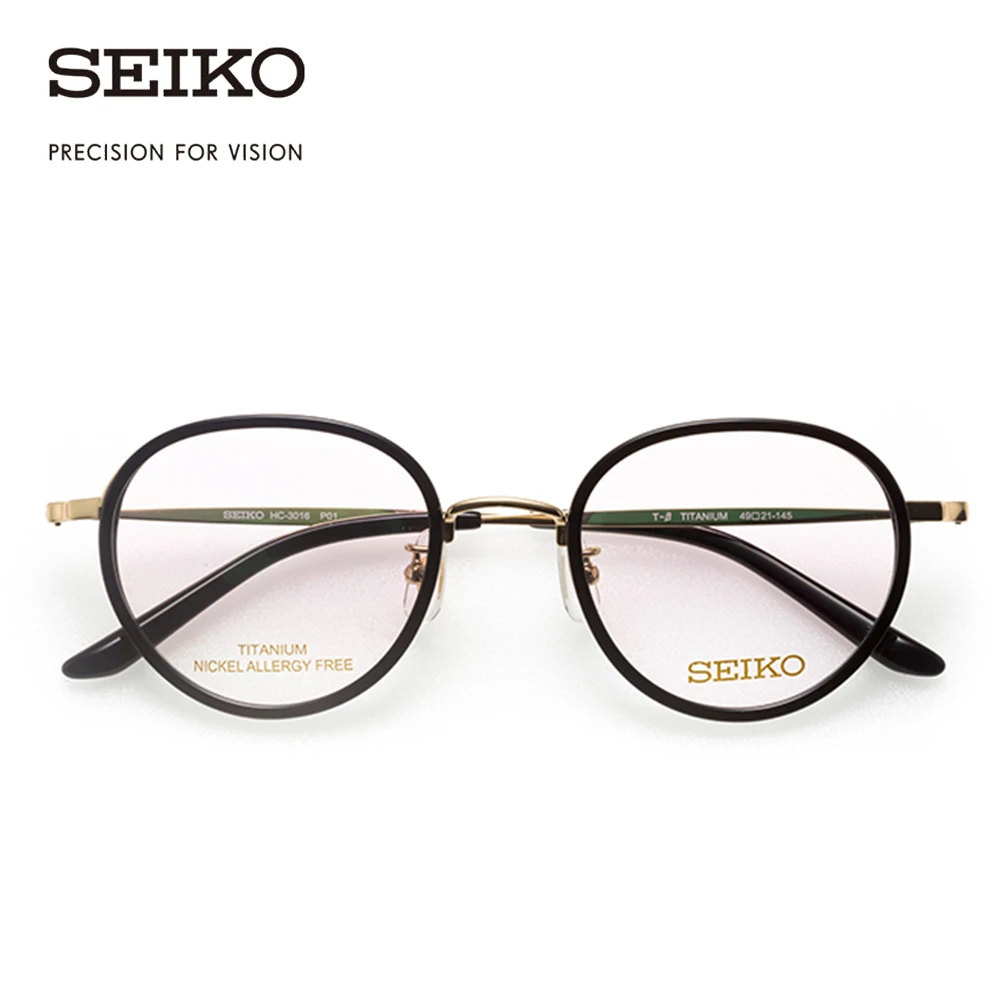 

SEIKO Optical Glasses Frame Women Myopia Progressive Round Small Multifocal Eyeglasses Spectacles for Prescription HC3016