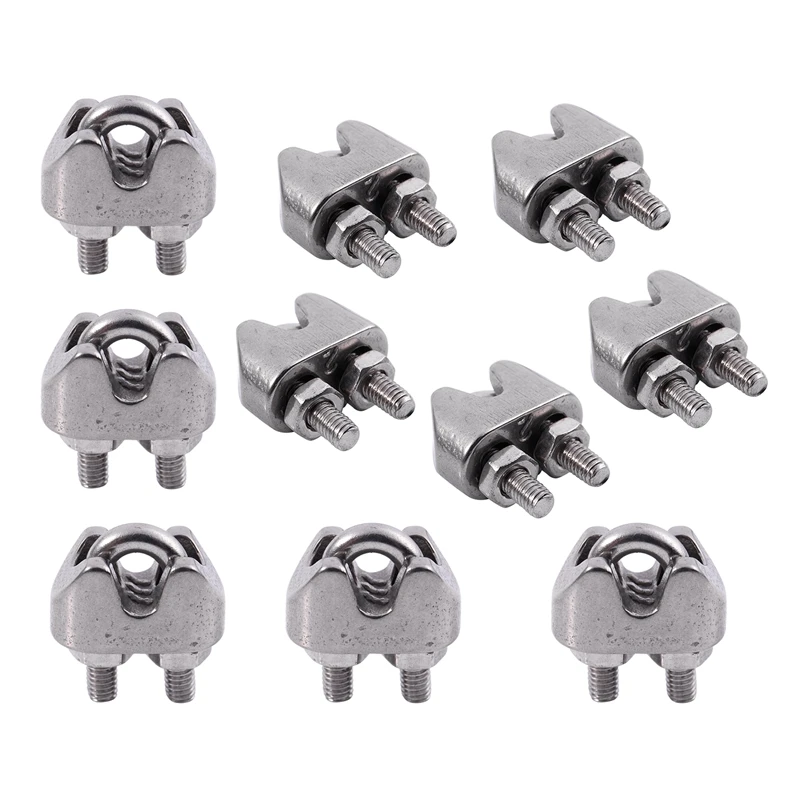 

JFBL Лидер продаж 10 шт. 2 мм 1/16 дюйма зажим для провода из нержавеющей стали