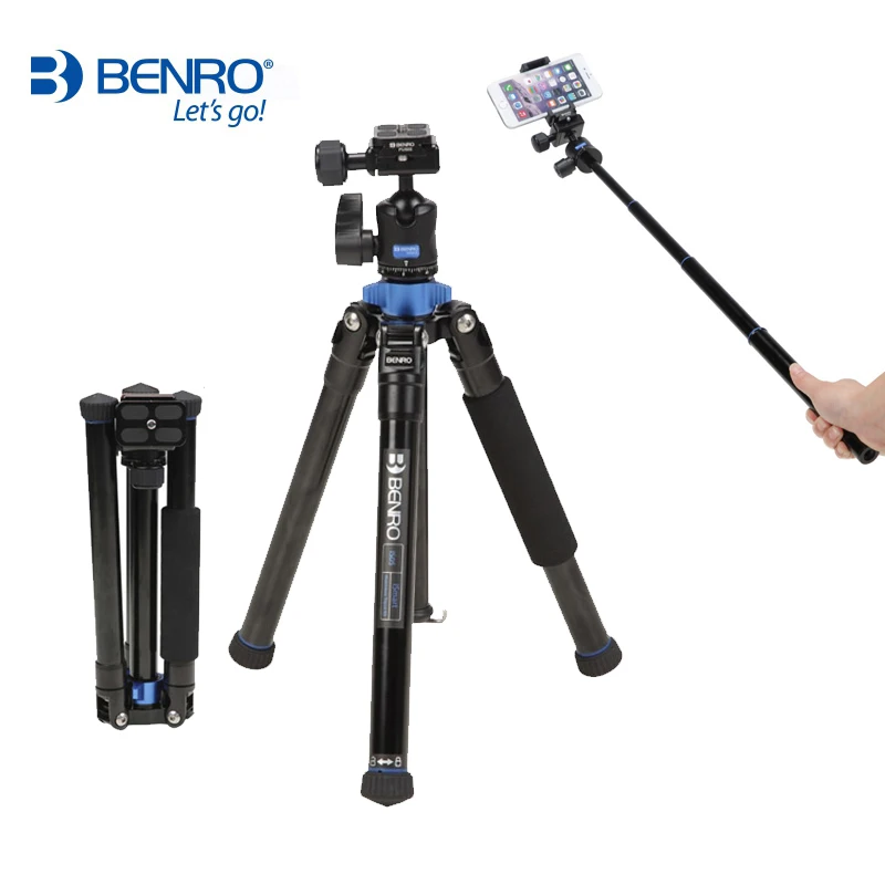 Benro IS05 Камера стойки мини складной штативы Портативный монопод палка для селфи с