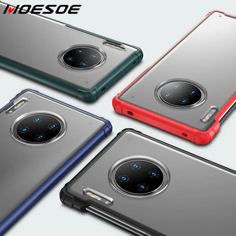 Противоударный Прозрачный чехол для телефона Huawei P30 Lite P40 Mate 40 30 Pro чехлы гибридная