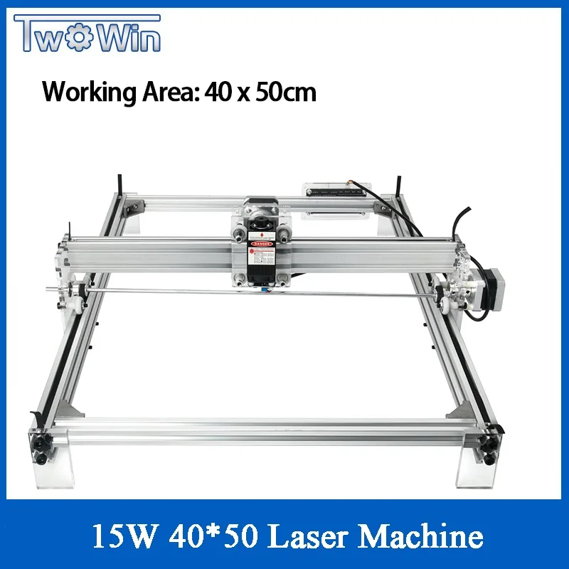 15W Big Laser Power 4050 Laser Machine Desktop DIY Violet Laser Engraving Machine Picture CNC Printer Working Area 40cmx50cm