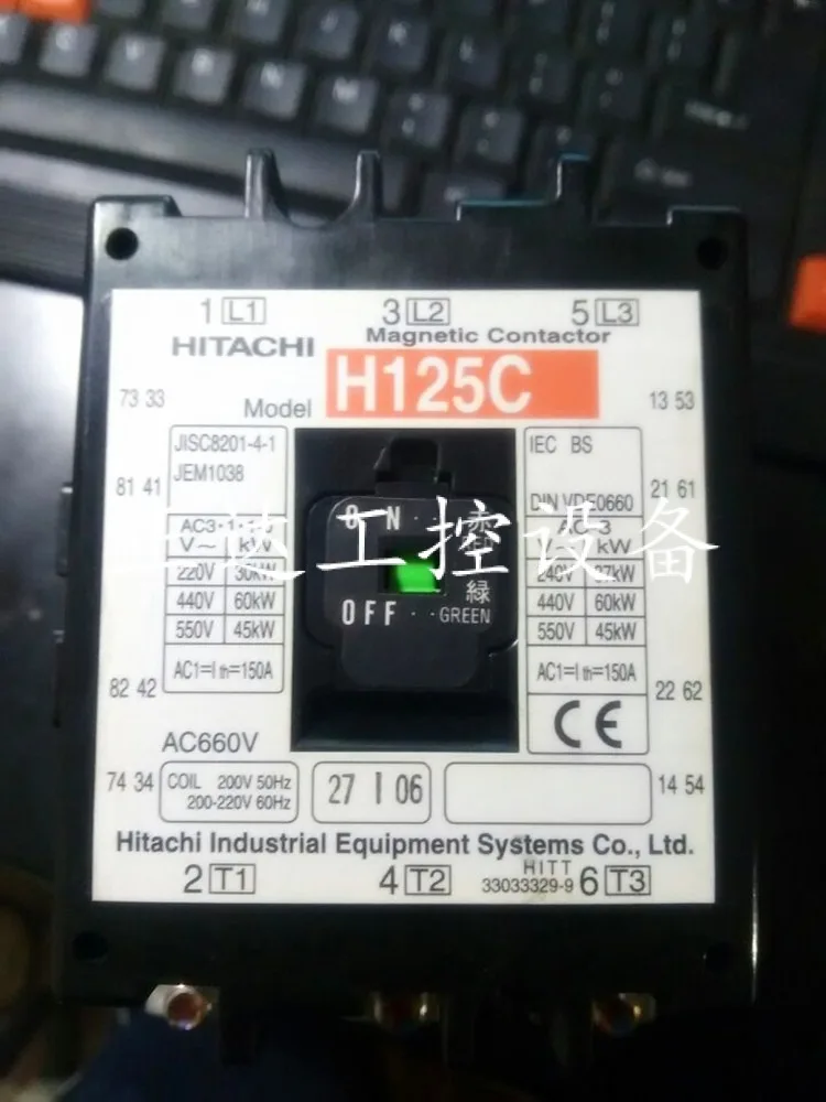 

Контактор переменного тока Hitachi H125C AC110V220V380V