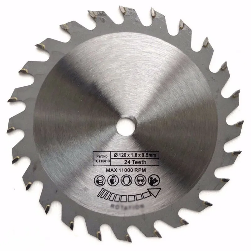 Wheel Saw blade Rotary Woodworking Cutter Circular Oscillating Discs Cutting Cemented carbide 2pcs 24T Durable