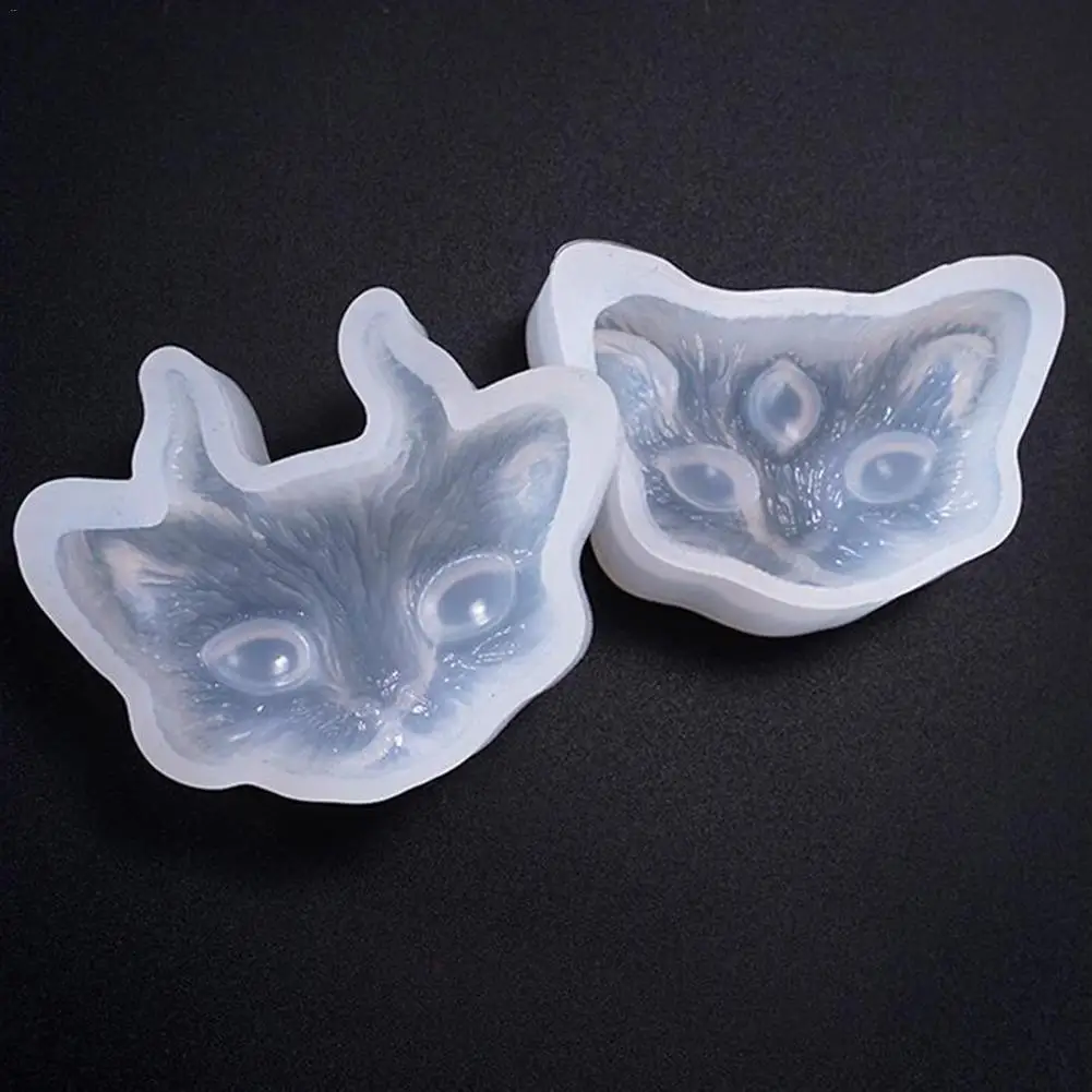 Силиконовая форма три глаза кошачья голова Кристалл эпоксидная DIY Инструменты
