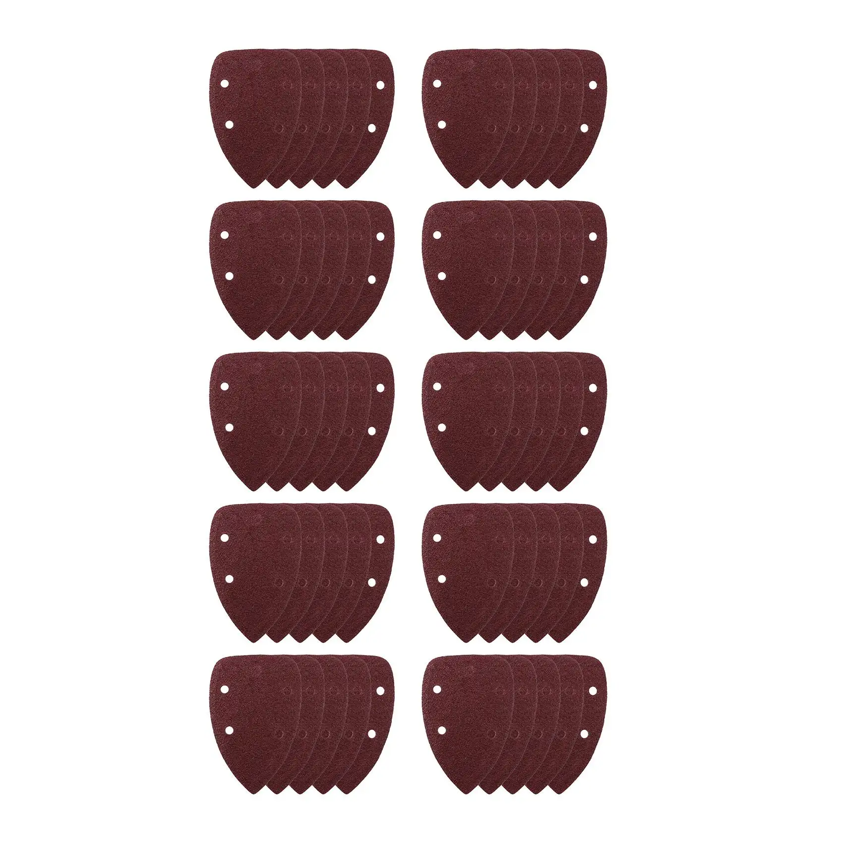 

50 Pieces Mouse Detail Sander Sandpaper Sanding Paper Hook and Loop Assorted 40/ 60/ 80/ 100/ 120/ 180/ 240/ 320/ 400/ 800 Grits