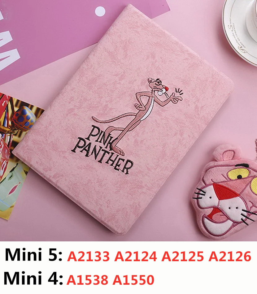3D с вышитыми героями мультфильмов чехол для нового ipad 9.7inch '3/2/1'mini123/45/для ipad 234 Pro9.7 Искусственная кожа умного сна