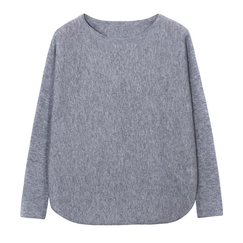 naizaiga 100% cashmere o-neck women solid pure sweater loose irregular fashion short DPSM8 | Женская одежда