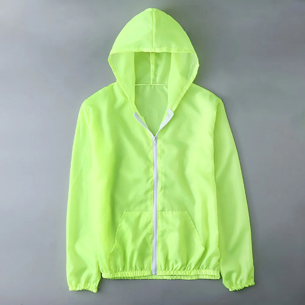 

Women Outdoor Casual Loose Sunscreen Blouse Sun Protection Beach UV Jacket Solid Color Wild Thin Coat Anti-UV Breathable Hooded