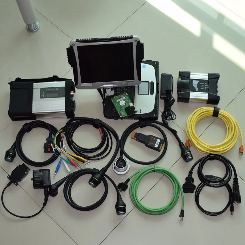2020 2 в 1 диагностический инструмент BMW ICOM NEXT sd connect mb star c5 и Panasonic cf19 ноутбук 4g toughbook