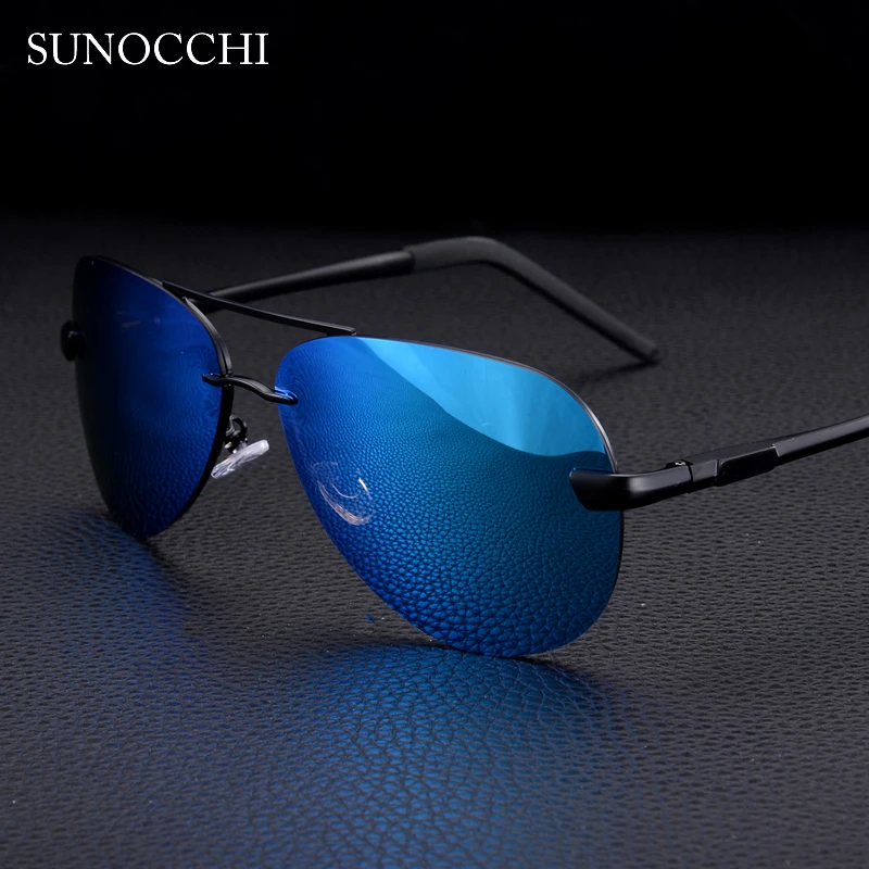 2019 высококачественные солнцезащитные очки авиаторы мужские поляриодные