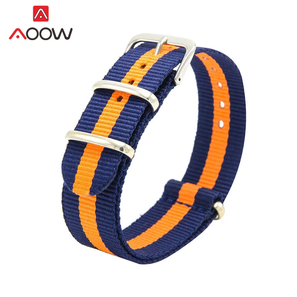 18 мм 20 22 утолщенный Высококачественный Универсальный нейлоновый ремешок для