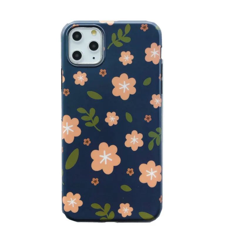 

Literary small flower phone case is suitable for iPhone11 12Pro Max mini X XR XSMax 8 7PluS anti-fall protective back cover