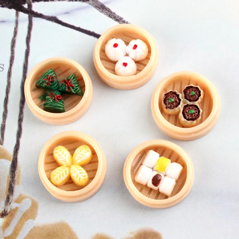 Мини-заказ 10 шт 25*8 мм 3D пельменей из смолы кабошоны для поделок аксессуары